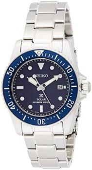 Seiko Prospex Solar Diver's 200m Blue Dial Sapphire Glass Watch SNE585P1