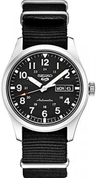 SEIKO SRPG37 5 Sports Men's Watch Black 39.4mm Stainless Steel