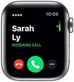 Apple Watch Series 5 (GPS + Cellular, 40mm) Stainless Steel Smartwatch (Renewed)