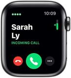 Apple Watch Series 5 (GPS + Cellular, 40MM) Stainless Steel Case with Black Milanese Loop Band (Renewed)