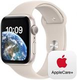 Apple Watch SE GPS 44mm Starlight Aluminium Case with Starlight Sport Band - M/L...