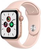 Apple Watch SE (GPS + Cellular, 44mm) - Gold Aluminum Case with Pink Sand Sport ...