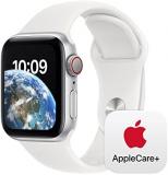 Apple Watch SE GPS + Cellular 40mm Silver Aluminium Case with White Sport Band -...