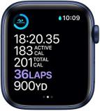 Apple Watch Series 6 (GPS, 44mm) - Blue Aluminum Case with Deep Navy Sport Band