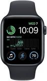 Apple Watch SE GPS + Cellular 44mm Midnight Aluminium Case with Midnight Sport Band - M/L with AppleCare+ (2 Years)