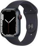 Apple Watch Series 7 (GPS + Cellular, 41MM) - Midnight Aluminum Case with Midnight Sport Band (Renewed Premium)