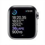 Apple Watch Series 6 40mm GPS + Cellular Silver Stainless Steel - Silver Milanese Loop