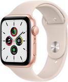 Apple Watch SE (GPS, 44MM) - Gold Aluminum Case with Starlight Sport Band (Renew...