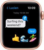 Apple Watch SE (GPS, 44MM) - Gold Aluminum Case with Starlight Sport Band (Renewed)