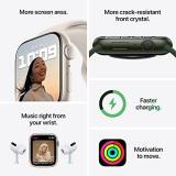 Apple Watch Series 7 GPS, 45mm Blue Aluminum Case with Abyss Blue Sport Band - Regular with AppleCare+