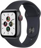 Apple Watch SE (GPS + Cellular, 40MM) - Space Gray Aluminum Case with Midnight S...
