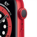 Apple Watch Series 6 (GPS, 40mm) - Red Aluminum Case with Red Sport Band (Renewed Premium)