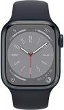 Apple Watch Series 8 (GPS + Cellular, 41MM) - Midnight Aluminum Case with Midnight Sport Band (Renewed)