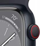 Apple Watch Series 8 (GPS + Cellular, 41MM) - Midnight Aluminum Case with Midnight Sport Band (Renewed)