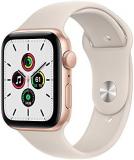 Apple Watch SE 44mm GPS Gold Aluminum Case - Starlight Sport Band