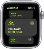 Apple Watch SE (GPS, 40mm) - Silver Aluminum Case with White Sport Band (Renewed)