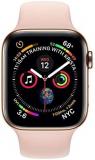 Apple Watch Series 4 (GPS + Cellular, 40MM) - Gold Stainless Steel Case with Pink Sand Sport Band (Renewed)