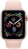 Apple Watch Series 4 (GPS + Cellular, 44MM) - Gold Aluminum Case with Pink Sand Sport Band (Renewed)