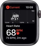 Apple Watch SE (GPS + Cellular, 40mm) - Space Gray Aluminum Case with Black Sport Band (Renewed)