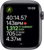 Apple Watch Series 5 (GPS + Cellular, 40MM) Space Gray Aluminum Case with Black Sport Band (Renewed)