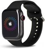 Apple Watch Series 7 (GPS + Cellular, 45MM) Space Black Titanium Case with Black...