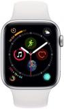 Apple Watch Series 4 (GPS, 44MM) - Silver Aluminum Case with White Sport Band (R...