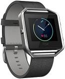 Fitbit Blaze Accessory Band, Leather, Black, Small