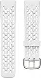 Fitbit Charge 5 Sport Accessory Band, Official Product, Frost White, Small