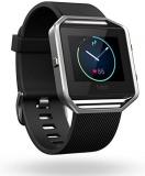 Fitbit Blaze Smart Fitness Watch,Time Display Black, Silver, Large (6.7 - 8.1 Inch)