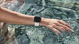 Fitbit Infinity Band, 24mm Attach, Blue Mist,Small *Compatible with Sense 2, Sense, Versa 4 & Versa 3