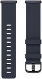 Fitbit Vegan Leather Band, 24mm Attach,Indigo,Large *Compatible with Sense 2, Sense, Versa 4 & Versa 3