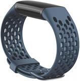 Fitbit Charge 5 Sport Accessory Band, Official Product, Deep Sea, Large