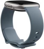 Fitbit Infinity Band, 24mm Attach,Waterfall Blue,Large *Compatible with Sense 2, Sense, Versa 4 & Versa 3