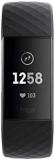 Fitbit Charge 3 Fitness Activity Tracker, Graphite/Black, One Size (S & L Bands Included) (Renewed)