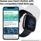 Fitbit Sense Health & Fitness Smartwatch W/GPS, Bluetooth Call/Text, Heart Rate SpO2, ECG, Skin Temperature & Stress Sensing (S & L Bands, 90 Day Premium Included) International Version (Graphite)
