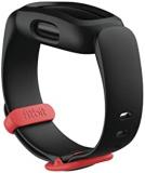 Fitbit Ace 3 Activity Tracker for Kids 6+ One Size, Black/Racer Red