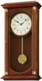 SEIKO Rectangular Wall Clock with Pendulum and Dual Chimes