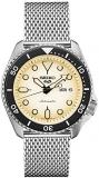 SEIKO 5 Sports SRPE75 Men's Stainless Steel Mesh Band 24 Jewels Day Date Automat...