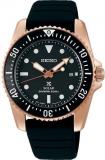 Seiko Prospex Solar Diver's 200m Rose Gold Sapphire Glass Watch SNE586P1