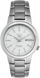 SEIKO Men's SNKA01K1 5 Automatic White Dial Stainless Steel Watch