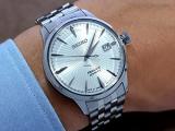 Seiko Presage Cocktail Time ‘The Martini’ Steel Watch SRPG23J1, Blue