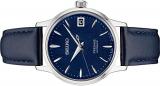 SEIKO Presage Cocktail Time Automatic Blue Leather Watch SRPF55