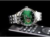 Seiko Presage Cocktail Time ‘Grasshopper’ Open Heart Green Dial Watch SSA441J1