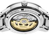 SEIKO Presage Style 60's Collection Stainless Steel Ruby Bezel Automatic Watch SRPH93, Silver