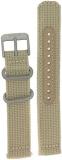 Seiko Original Nylon Beige Watch Band 18 millimeters- Model SNK805