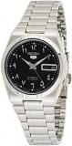 SEIKO 5 Automatic Black Dial Stainless Steel Men's Watch SNK063J5