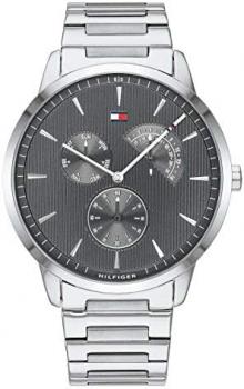 Tommy Hilfiger Men's Multi Dial Quartz Watch with Stainless Steel Strap 1710386