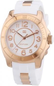 Tommy Hilfiger 1781305 Ladies White and Rose Gold K2 Watch