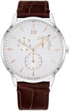 Tommy Hilfiger Mens Multi dial Quartz Watch with Leather Strap 1710389