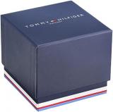 Tommy Hilfiger Men's Quartz Gold and Leather Watch, Color:Black (Model: 1791273)